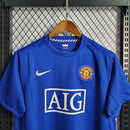 Manchester United Retro-Auswärtstrikot 07/08 - Blau