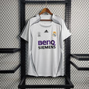 Real Madrid Retro-Heimtrikot 06/07 - Weiß