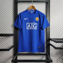 Manchester United Retro-Auswärtstrikot 07/08 - Blau