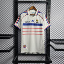 Frankreich Retro-Auswärtstrikot 1998 - Weiß