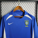 Brasilien Retro-Auswärtstrikot 2002 - Blau