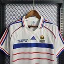 Frankreich Retro-Auswärtstrikot 1998 - Weiß