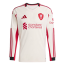 Liverpool Auswärtstrikot Langarm 25/26 - Weiß