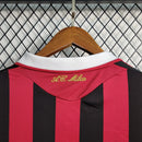 AC Mailand Retro-Heimtrikot Langarm 09/10 - Rot & Schwarz