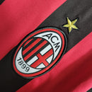 AC Mailand Retro-Heimtrikot Langarm 09/10 - Rot & Schwarz