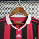AC Mailand Retro-Heimtrikot Langarm 09/10 - Rot & Schwarz