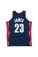 Mitchell & Ness Cleveland Cavaliers Lebron James Trikot 2008/09 - Marineblau