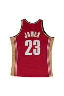 Mitchell & Ness Cleveland Cavaliers Lebron James Trikot 2003/04 - Rot