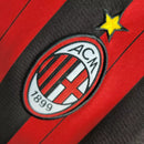 AC Mailand Retro-Heimtrikot Langarm 13/14 - Rot & Schwarz