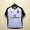 Manchester United Reversible 100 Years Edition Retro-Trikot - Weiß & Schwarz / Gold & Schwarz