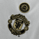 Manchester United Reversible 100 Years Edition Retro-Trikot - Weiß & Schwarz / Gold & Schwarz