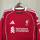 Liverpool Heimtrikot Langarm 25/26 - Rot