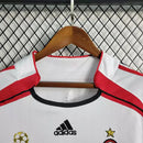 AC Mailand Retro-Auswärtstrikot Langarm 06/07 - Weiß