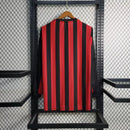 AC Mailand Retro-Heimtrikot Langarm 13/14 - Rot & Schwarz