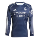 Real Madrid Auswärtstrikot Langarm 25/26 - Schwarz