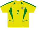 Brasilien Retro-Heimtrikot 2002 - Gelb