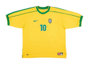 Brasilien Retro-Heimtrikot 1998 - Gelb