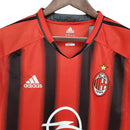 AC Mailand Adidas Retro-Trikot 2004/2005 - Rot & Schwarz