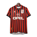 AC Mailand Adidas Retro-Trikot 1999/2000 - Rot & Schwarz