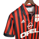 AC Mailand Adidas Retro-Trikot 1999/2000 - Rot & Schwarz