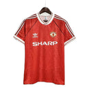 Manchester United Adidas Retro-Trikot 1990/1992 - Rot