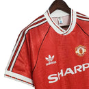 Manchester United Adidas Retro-Trikot 1990/1992 - Rot