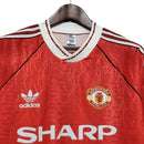 Manchester United Adidas Retro-Trikot 1990/1992 - Rot