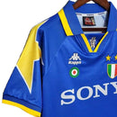 Juventus Turin Kappa Retro-Trikot 1995/1997 - Blau & Gelb