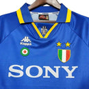 Juventus Turin Kappa Retro-Trikot 1995/1997 - Blau & Gelb