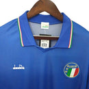 Italien Diadora Retro-Trikot 1990 - Blau
