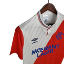 Glasgow Rangers Umbro Retro-Trikot 1987/1988 - Weiß & Rot