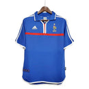 Frankreich Adidas Retro-Trikot 2000 - Blau