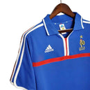 Frankreich Adidas Retro-Trikot 2000 - Blau