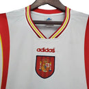 Spanien Adidas Retro-Trikot 1996 - Weiß