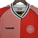 Dänemark Hummel Retro-Trikot 1986 - Rot & Weiß