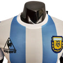 Argentinien Le Coq Retro-Trikot 1986 - Blau & Weiß