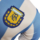 Argentinien Le Coq Retro-Trikot 1986 - Blau & Weiß