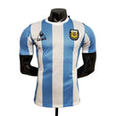 Argentinien Le Coq Retro-Trikot 1986 - Blau & Weiß
